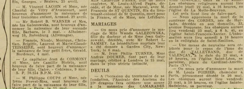 Le Figaro, 21 mai 1952