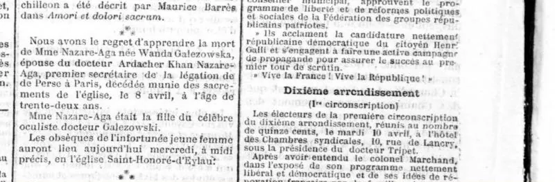 La Libre parole, 11 avr. 1906
