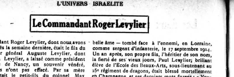 L'Univers israélite, 25 mai 1928