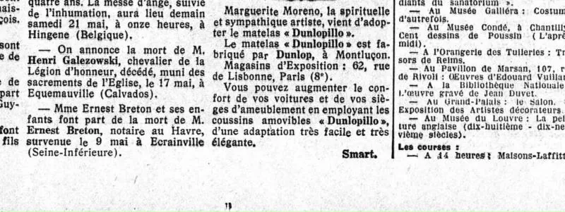Le Figaro, 20 mai 1938