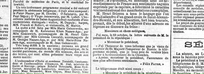 Le Gaulois, 28 oct. 1896