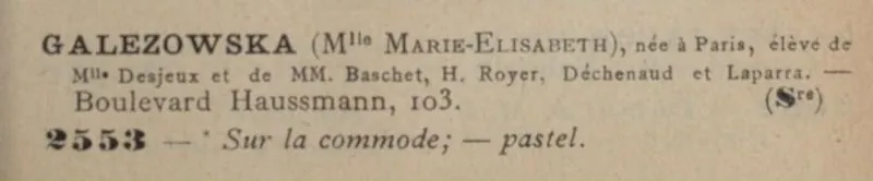 Salon des artistes français, catalogue 1914
